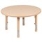 Flash Furniture Round 33 W, 33 L, 23.75 H, Plastic, Steel, Brown YU-YCX-0073-2-ROUND-TBL-NAT-E-GG - alternate 8